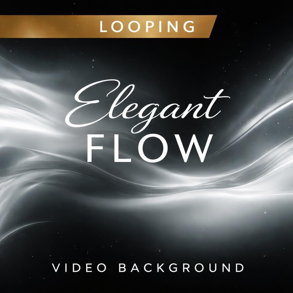 Abstract White Wave Loop Video | Seamless Abstract Background | Calming Ocean Vibes Animated Backdrop for Video & Design