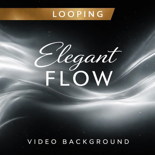 Abstract White Wave Loop Video | Seamless Abstract Background | Calming Ocean Vibes Animated Backdrop for Video & Design