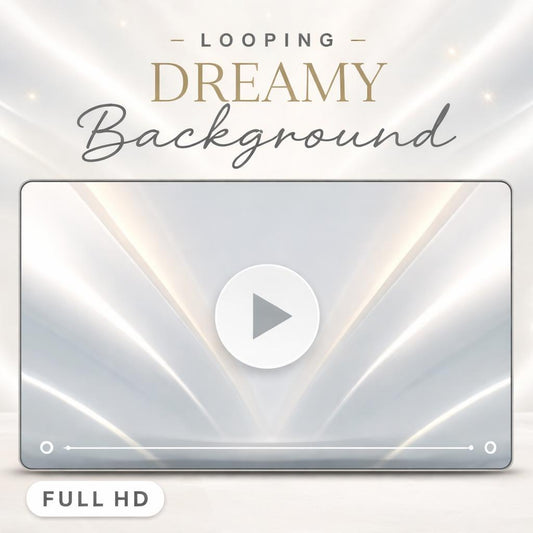 Ocean Loop Video | Abstract Light Waves Animated Background | Calming Sea Waves | Seamless Light Loop for Video Projects