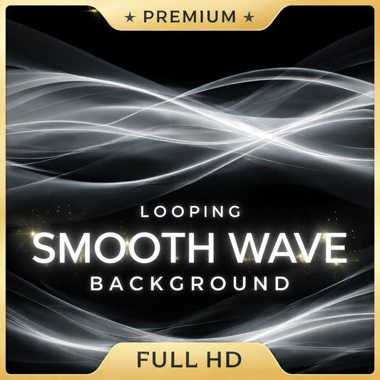 Ocean Loop Video | Abstract Wave Background Animation | Calming Seamless Animated Loop for Video Projects