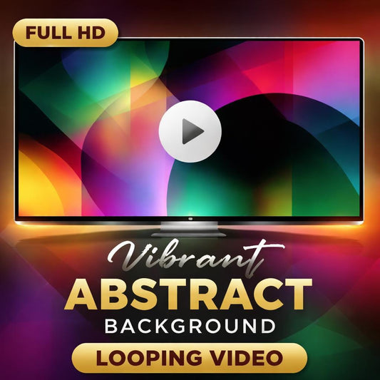Abstract Rainbow Gradient Loop Video | Seamless Animated Background | Vibrant Video Background for Edits, Streams, Slideshows