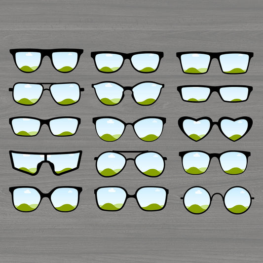 Make Your Own Sunglasses -  Canva Frame Drag and Drop Background - Editable CANVA Frames Template - Sublimation Designs - Sunglasses PNG