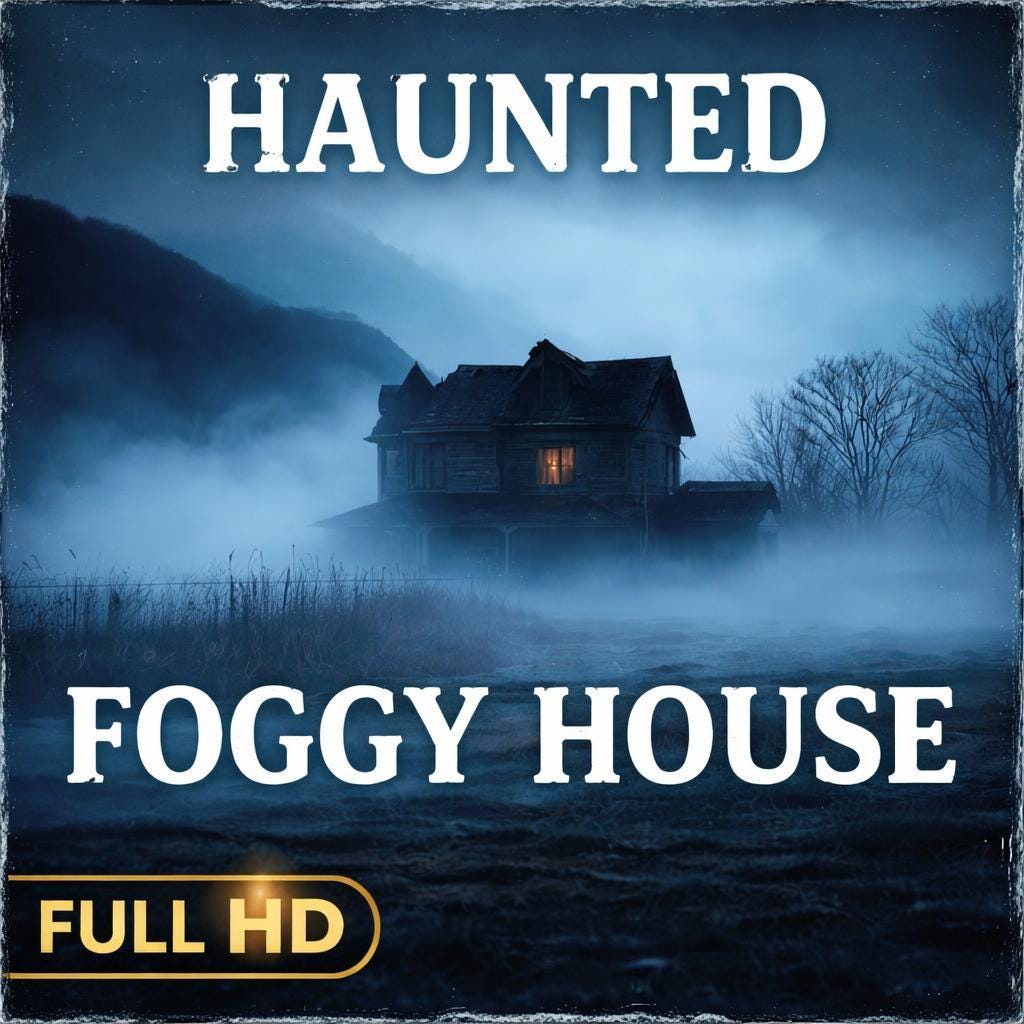 Haunted House Fog Loop Video | Dark aesthetic, spooky animated background | Seamless haunted background for Halloween scenes