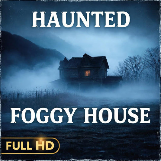Haunted House Fog Loop Video | Dark aesthetic, spooky animated background | Seamless haunted background for Halloween scenes