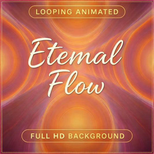 Animated Background Loop | Sunset Tunnel Seamless Video | Abstract Motion Backdrop for Streams, Edits, VJ, Social Media