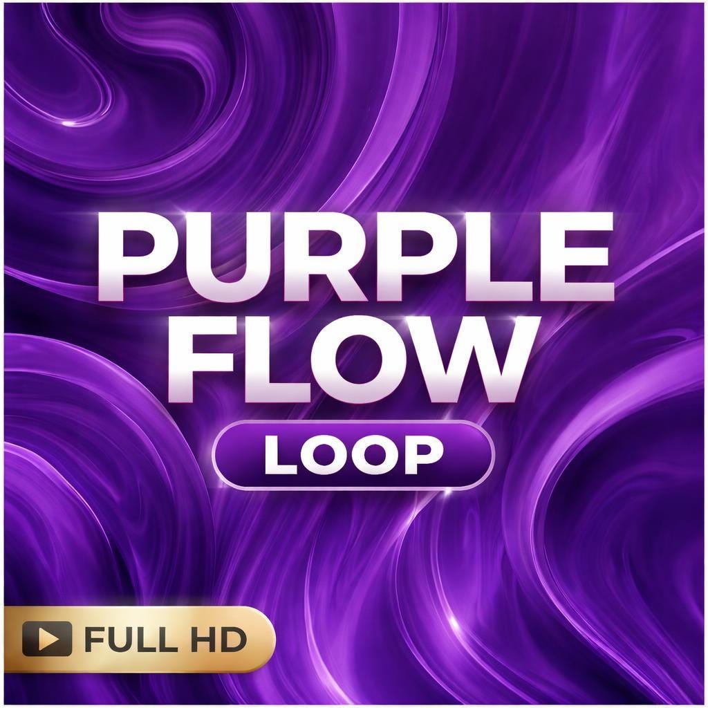 Purple Liquid Marble Loop Animation | Seamless Abstract Background | Animated Video Loop for Video Editing, Streaming, Social Med