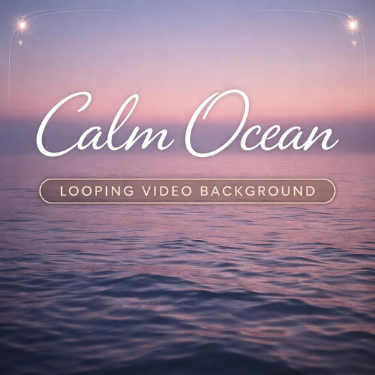 Ocean Sunrise Loop | Animated Background, Sea Waves Video, Ocean Looping Video | Relaxing Wallpaper, Stream Overlay, Video Backdr