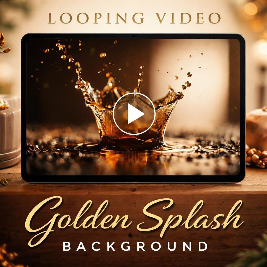 Coffee Splash Loop Animation | Cozy lo-fi cafe ambience background | Animated splash video for study, streaming, and screens