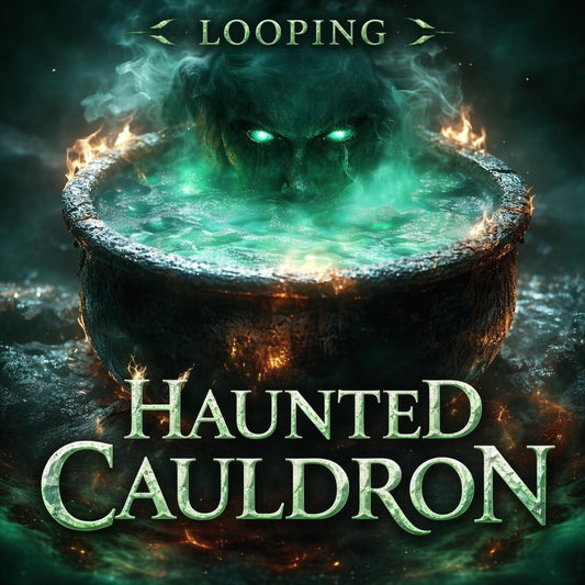 Haunted Witch Cauldron Loop | Spooky Halloween Background, Dark Gothic Aesthetic | Animated Witch Video for Streams & Overlays
