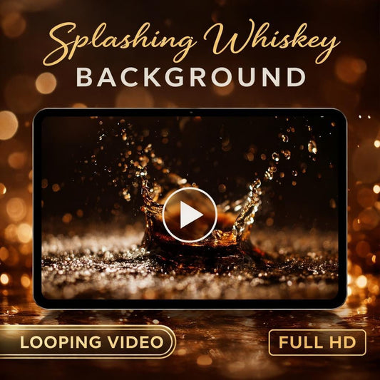 Cinematic Water Splash Loop Video | Ocean Background, Calming Water, Animated Loop | Cozy Lo‑Fi Video Backdrop