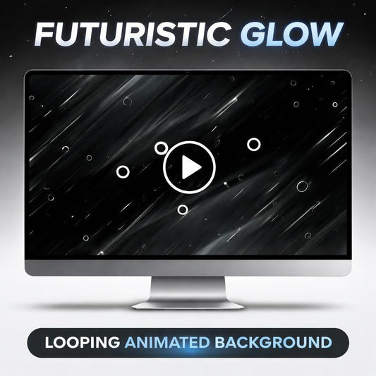 Abstract animated background loop | Black and white seamless video | Minimal motion backdrop for reels, intros, and slides
