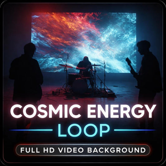 Animated Background Loop | Band Stage Abstract Visual | Seamless Video Background for Cozy Lo‑Fi Streams