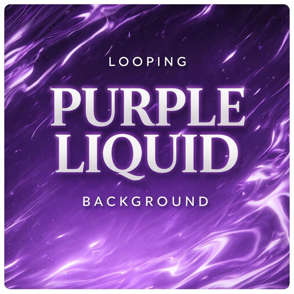 Purple Liquid Marble Animated Background | Seamless Loop Video | Virtual Background | Abstract Purple Video