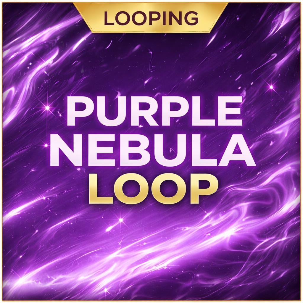 Purple Liquid Marble Loop Video | Seamless Animated Background | Abstract Purple Backdrop for OBS, Streams, Social Media