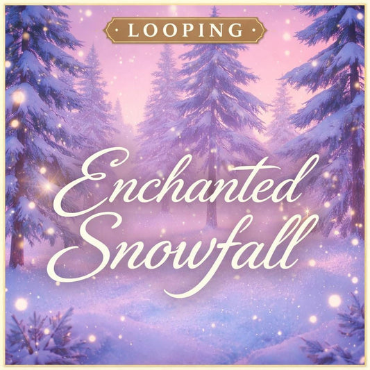 Winter Snow Forest Loop Video | Animated background, cozy ambience, nature background | Christmas screens, streaming, events