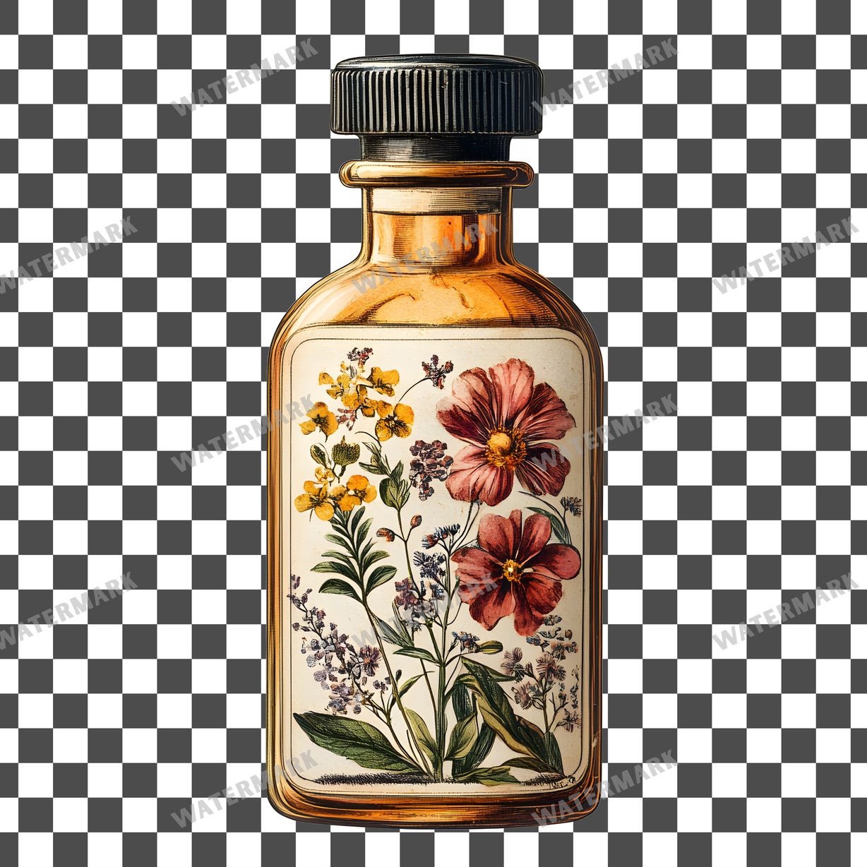 Apothecary Vintage Style Clipart Pngs
