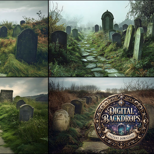 Abandoned Cemetery Backdrop Images