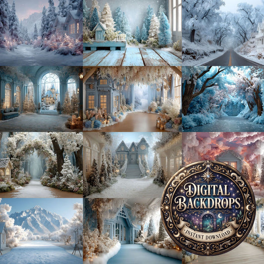 Abstract Digital Scene Backdrop Images
