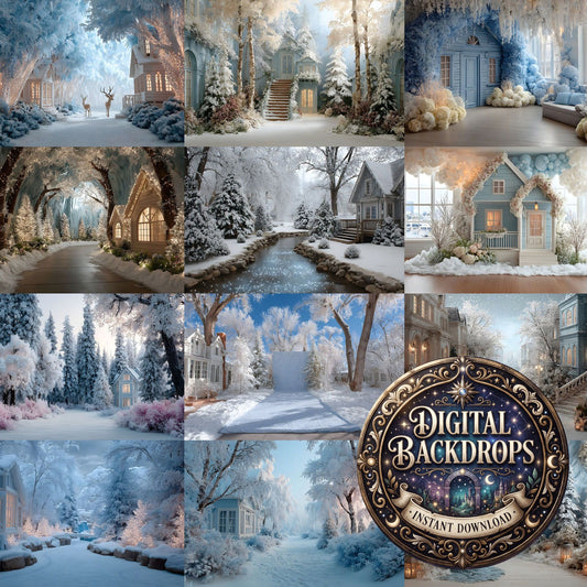 Abstract Digital Scene Backdrop Images