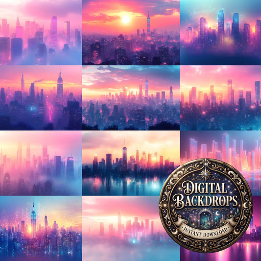 Abstract Skyline Backdrop Images