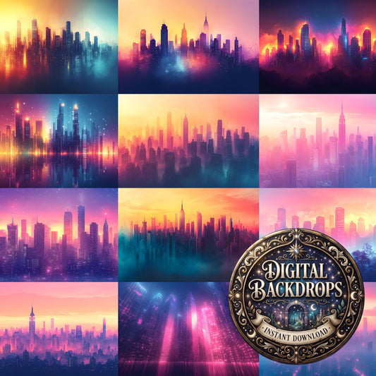 Abstract Skyline Backdrop Images