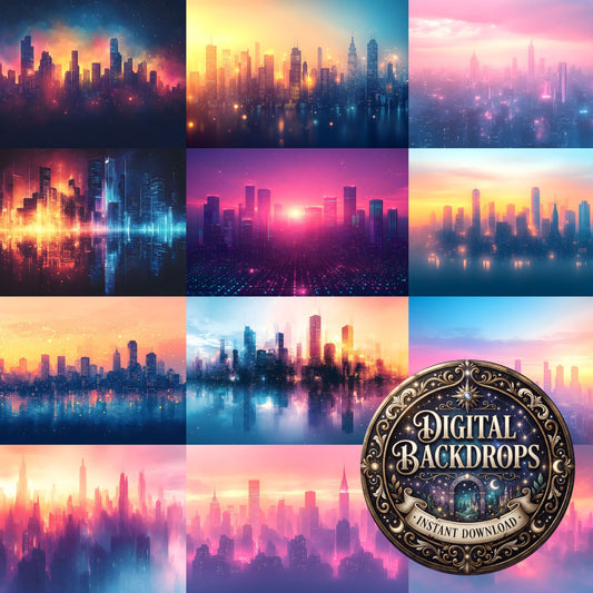 Abstract Skyline Backdrop Images