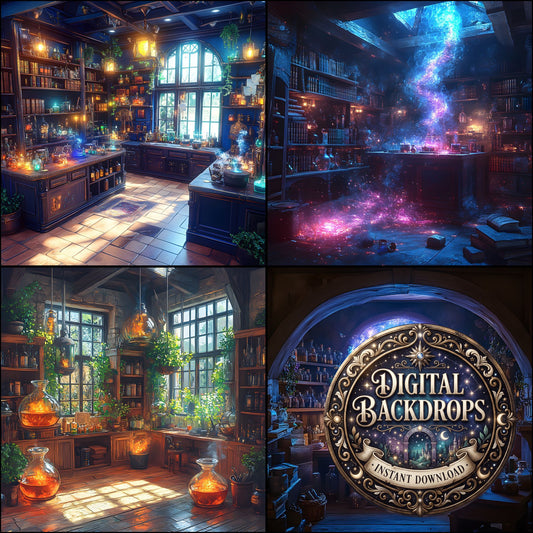 Alchemy Lab Backdrop Images