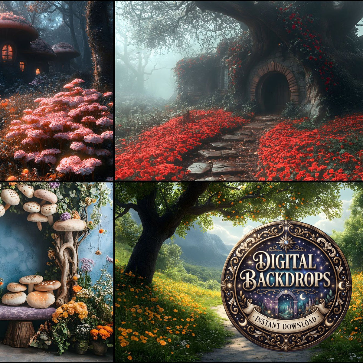 Alice In Wonderland Cinematic Backdrop Images