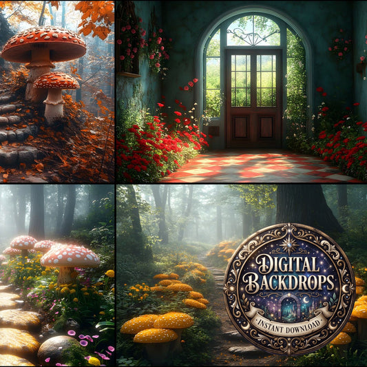 Alice In Wonderland Cinematic Backdrop Images