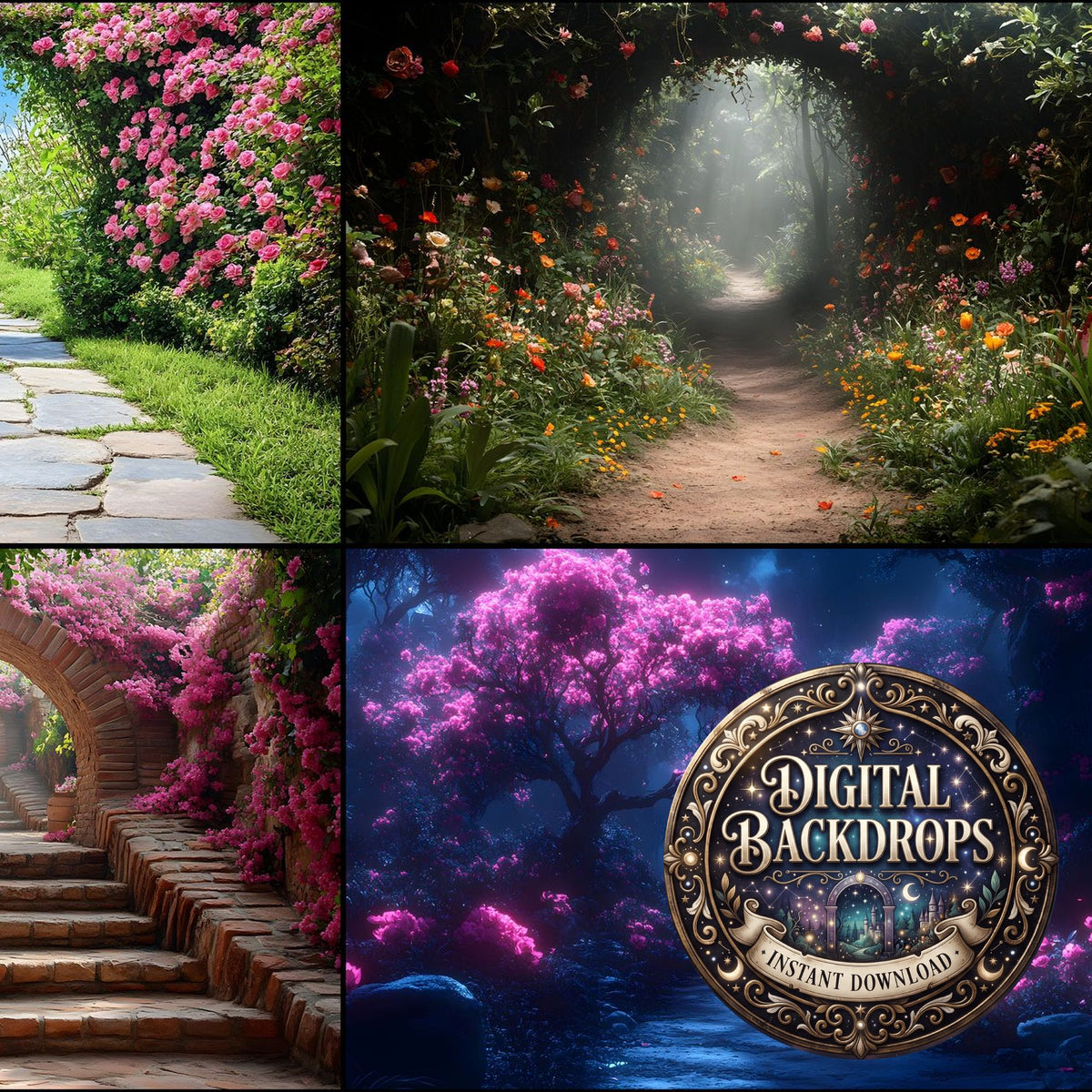 Alice In Wonderland Style Backdrop Images