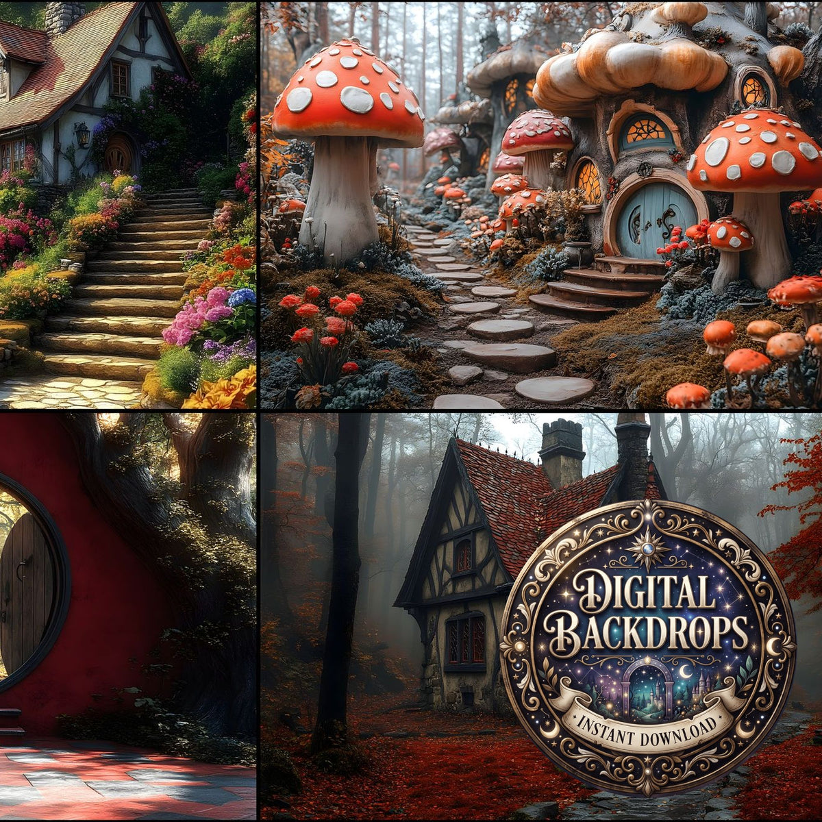 Alice In Wonderland Style Backdrop Images