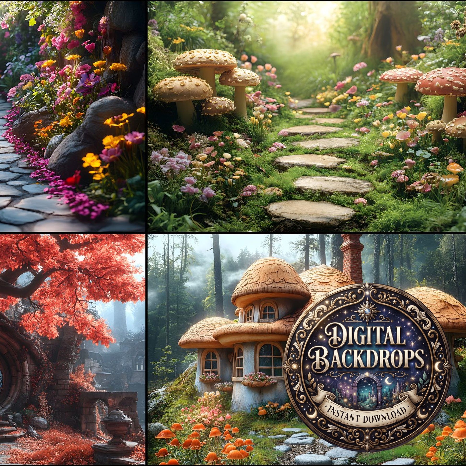 Alice In Wonderland Style Backdrop Images