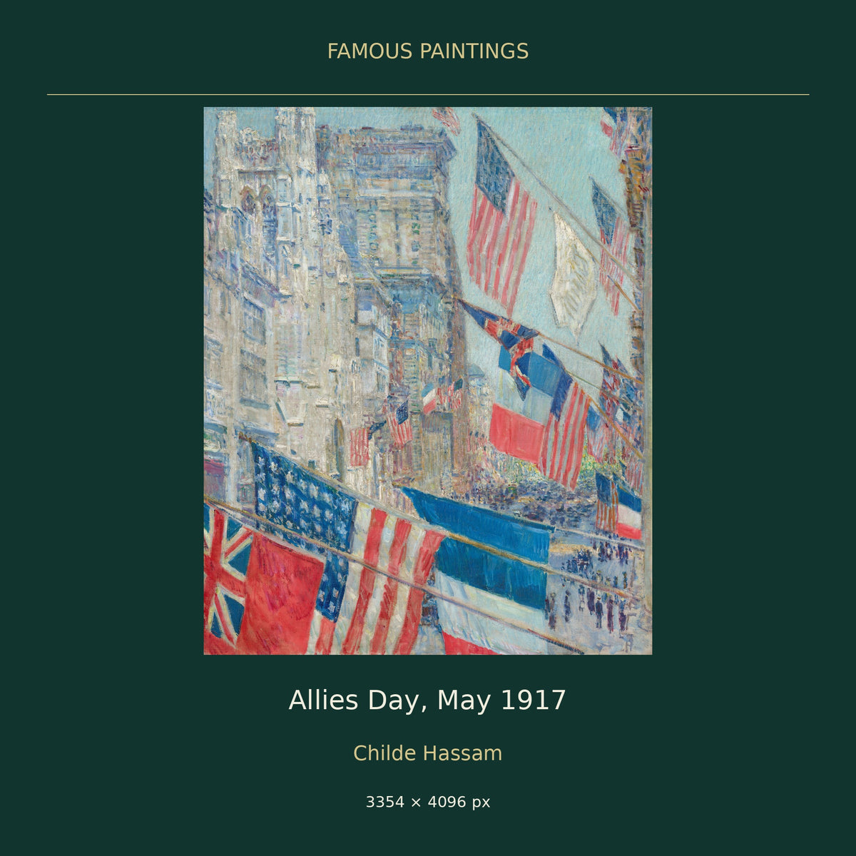 Allies Day, May 1917 by Childe Hassam — cover