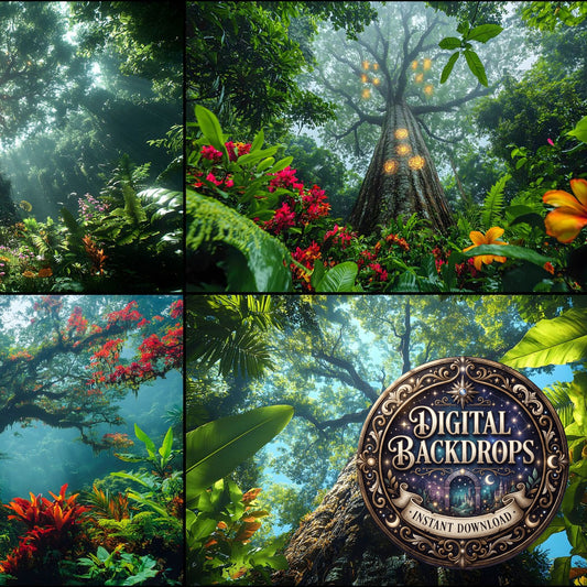 Amazonian Spirit Tree Backdrop Images