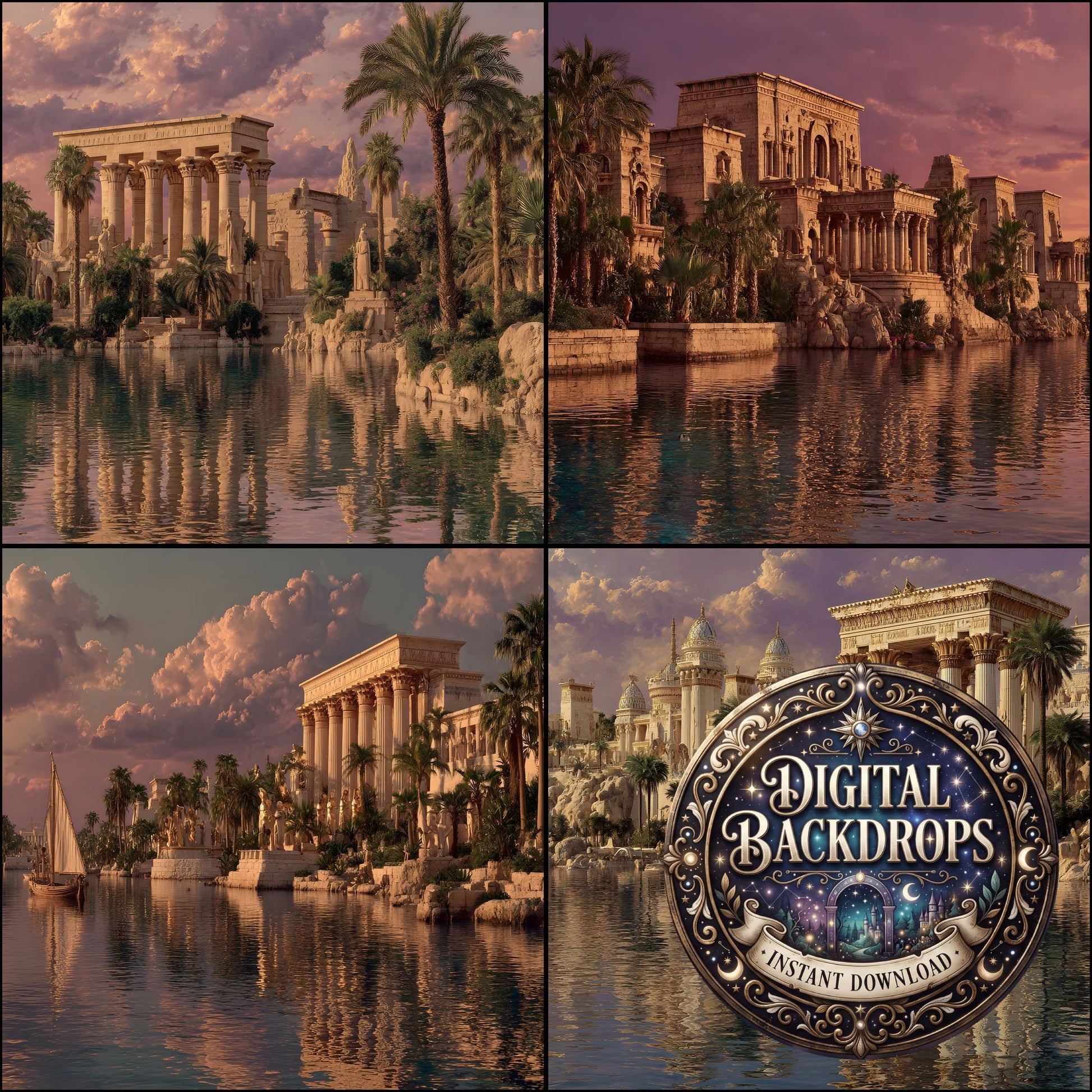 Ancient Egypt Cinematic Poster Backdrop Images