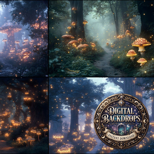 Ancient Fairytale Forest Backdrop Images