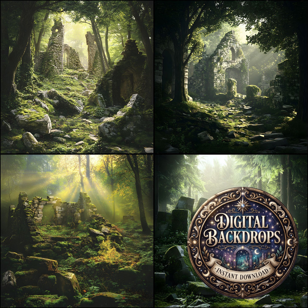 Ancient Forest Backdrop Images