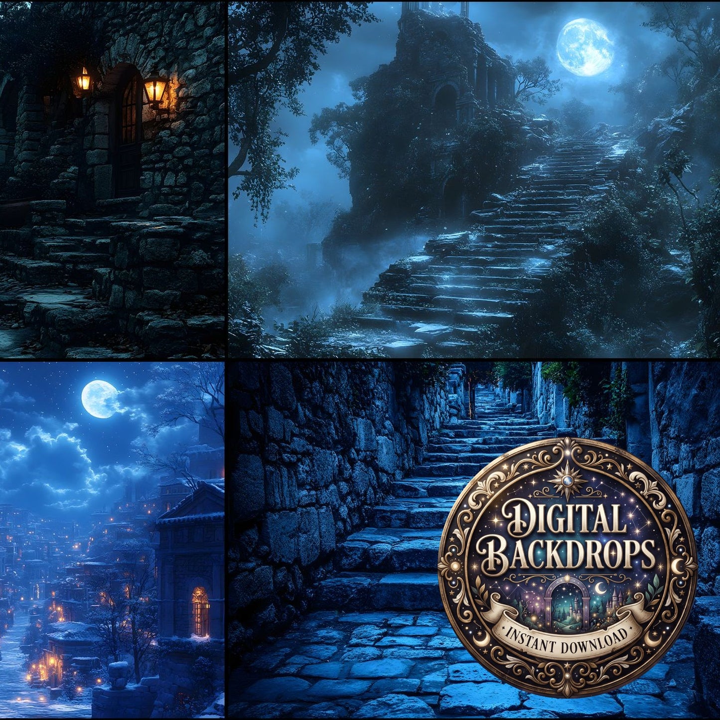 Ancient Roman Night Backdrop Images