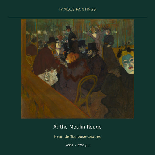 At the Moulin Rouge by Henri de Toulouse-Lautrec — cover
