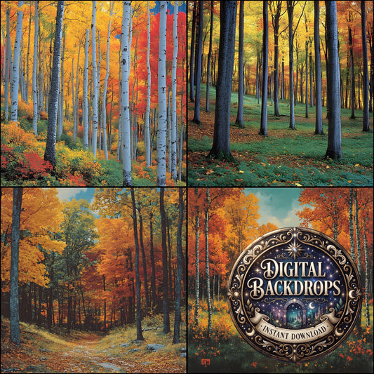 Autumn Hillside Backdrop Images