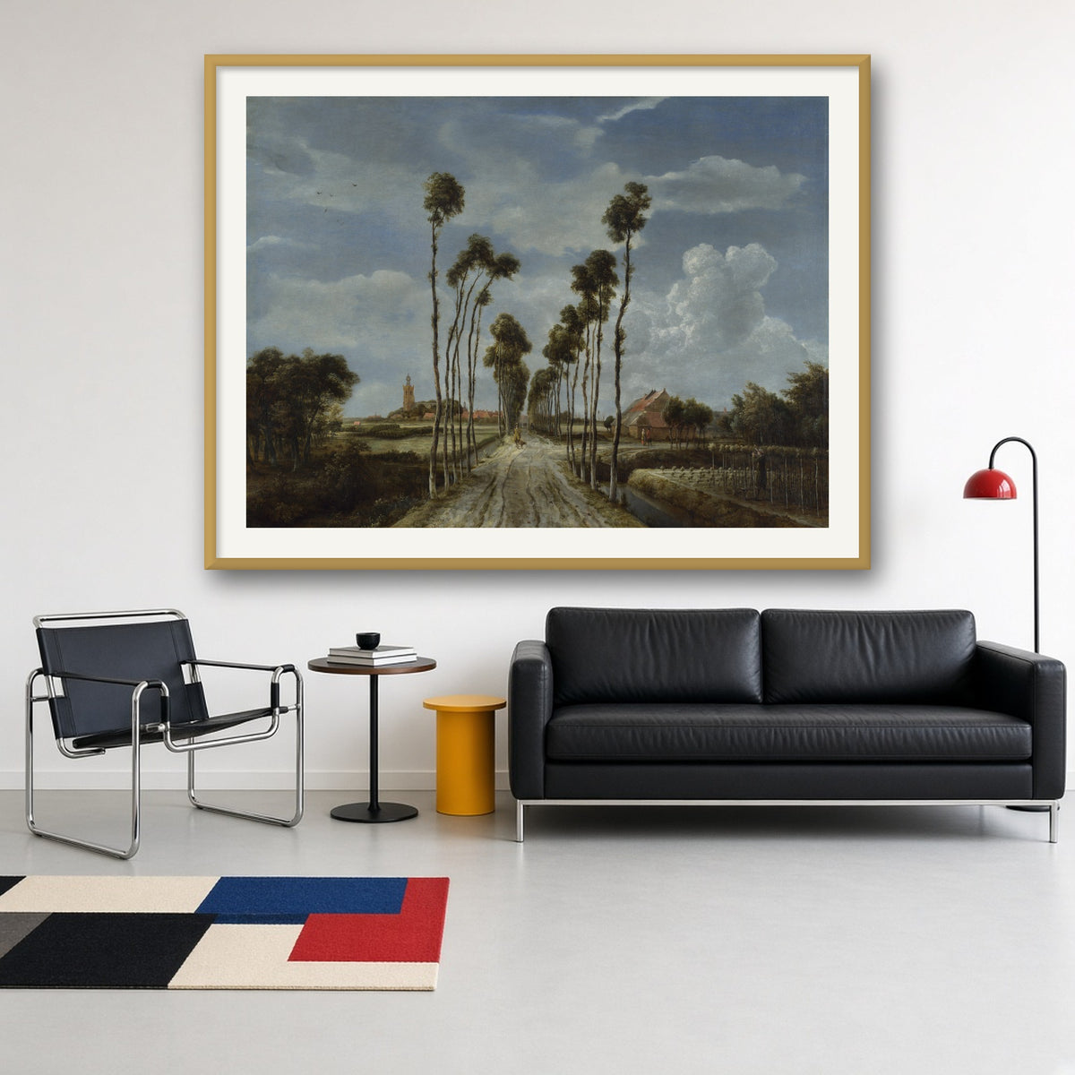 The Avenue at Middelharnis by Meindert Hobbema — framed art preview