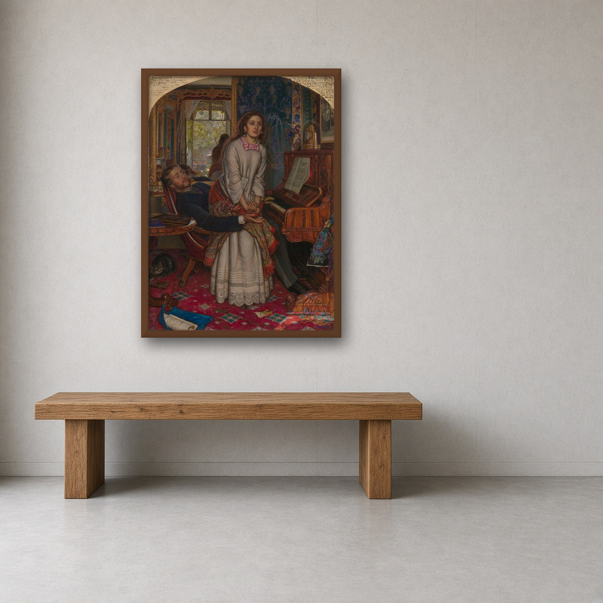 The Awakening Conscience by William Holman Hunt — room mockup