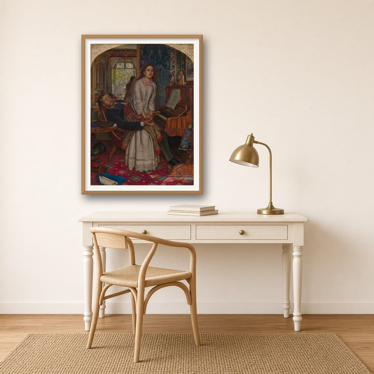 The Awakening Conscience by William Holman Hunt — framed art preview