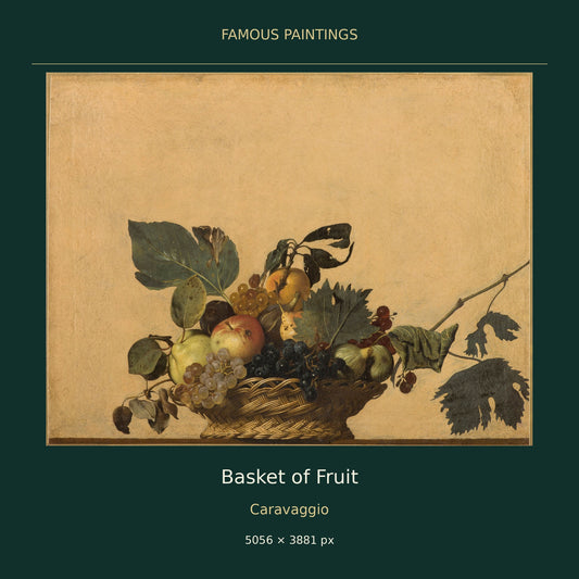 Basket of Fruit by Caravaggio — painting cover