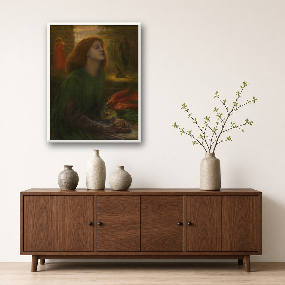 Beata Beatrix by Dante Gabriel Rossetti — room mockup