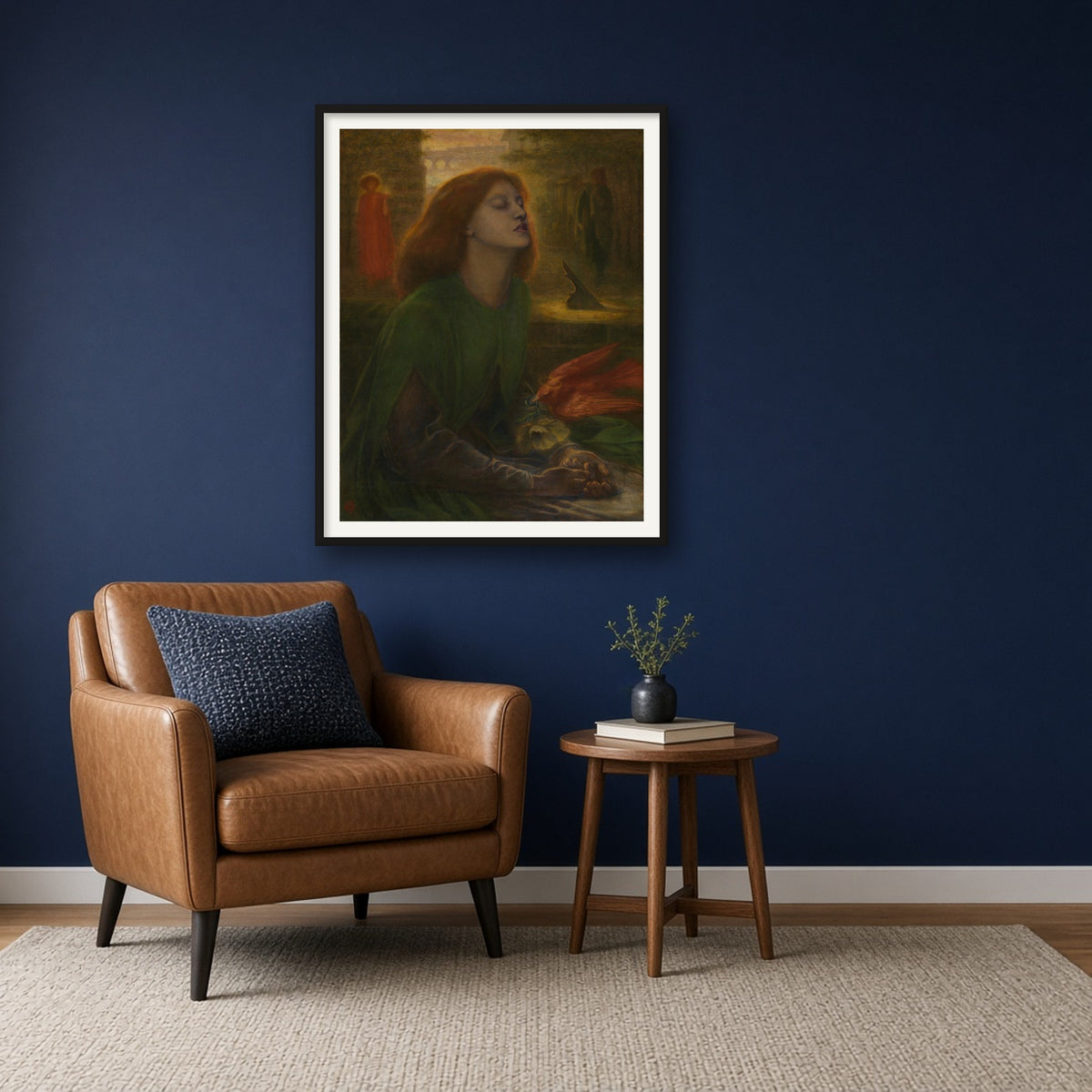 Beata Beatrix by Dante Gabriel Rossetti — framed art preview