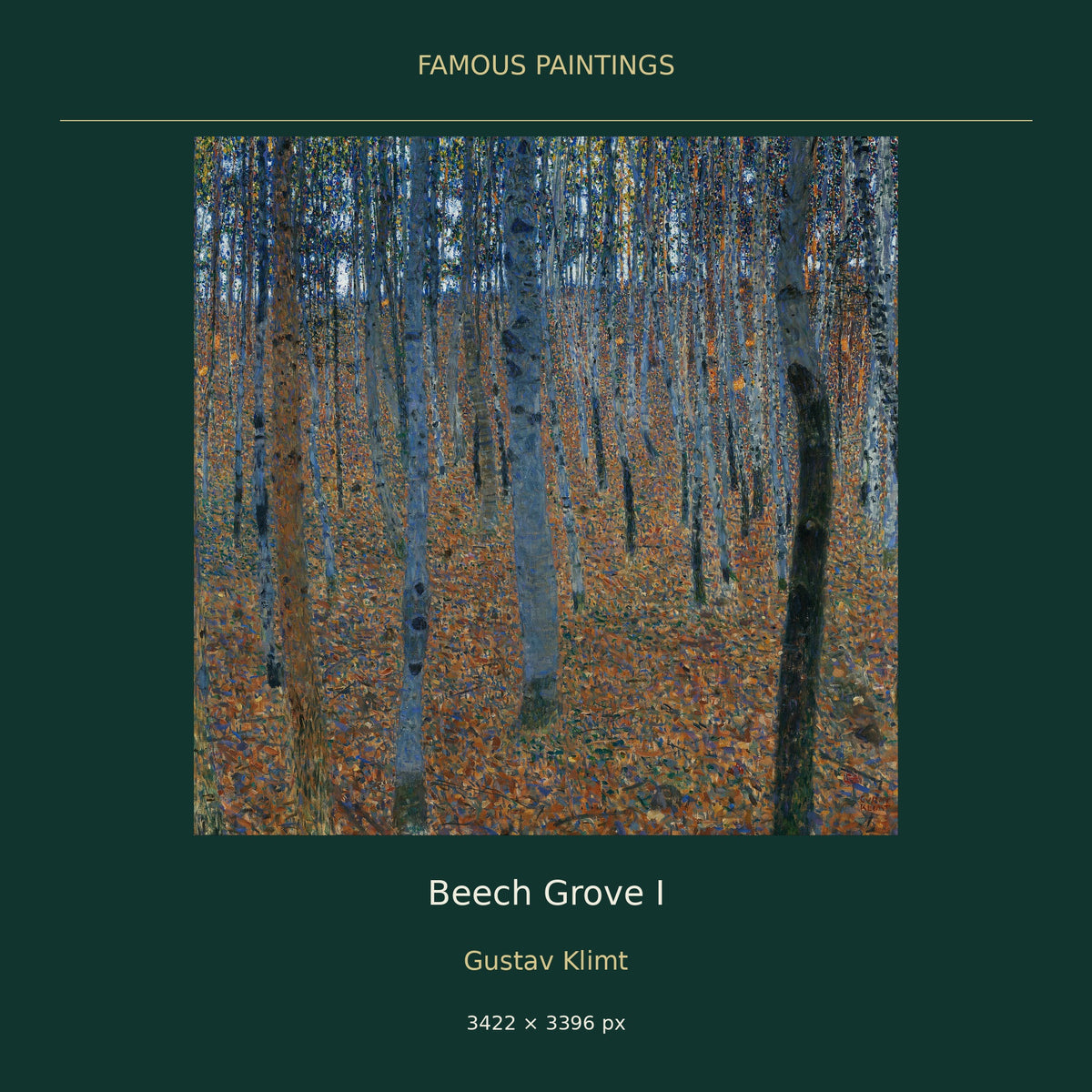 Beech Grove I by Gustav Klimt — cover