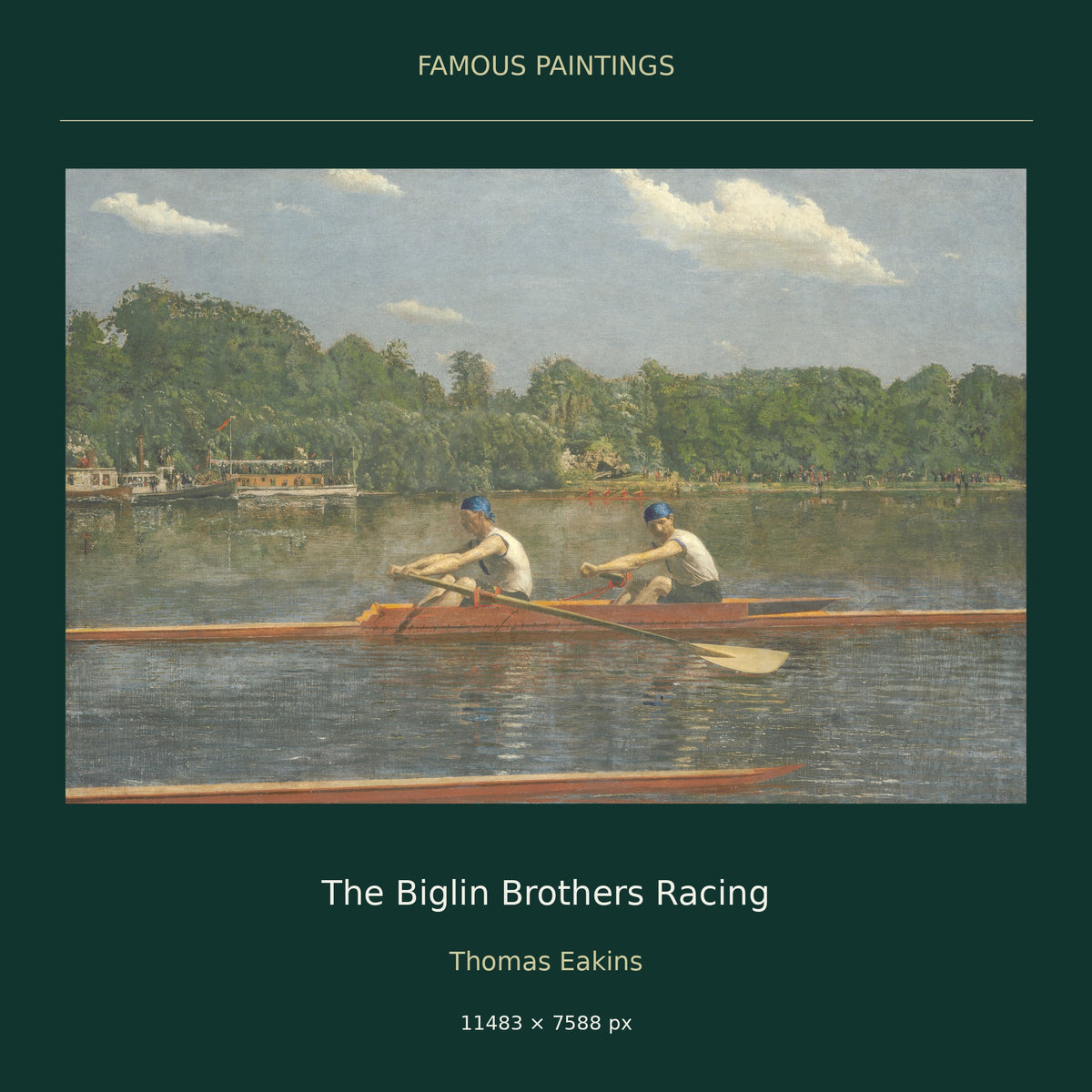 The Biglin Brothers Racing by Thomas Eakins — cover