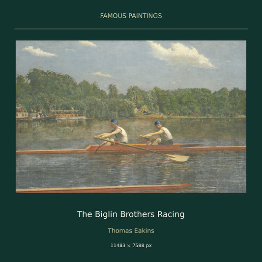 The Biglin Brothers Racing by Thomas Eakins — cover