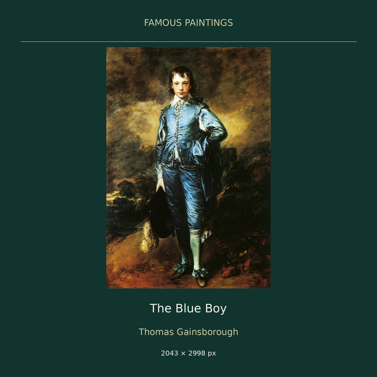 The Blue Boy by Thomas Gainsborough — cover